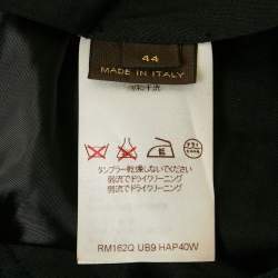 Pre Owned Louis Vuitton Black Tailored Formal Trousers L