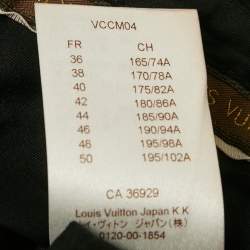 Pre Owned Louis Vuitton Black Tailored Formal Trousers L