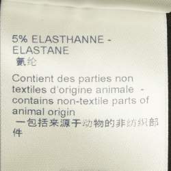 Pre Owned Louis Vuitton Black Jersey Belted Mini Skirt M