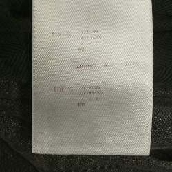 Pre Owned Louis Vuitton Grey Denim Straight Leg Jeans L/Waist 32"