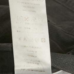 Pre Owned Louis Vuitton Grey Denim Straight Leg Jeans L/Waist 32"