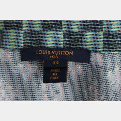 Pre Owned Louis Vuitton Multicolor Monogram White List Shirt