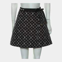 Pre Owned Louis Vuitton Quilted Monogram Skirt