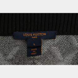 Pre Owned Louis Vuitton Since 1854 Monogram Knit Bomber Jacket
