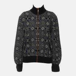 Pre Owned Louis Vuitton Since 1854 Monogram Knit Bomber Jacket