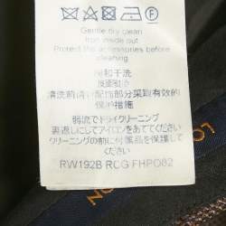 Pre Owned Louis Vuitton Brown Wool Straight Leg Trousers S