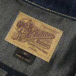 Pre Owned Louis Vuitton Denim Jacket Navy  #40