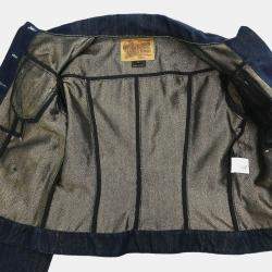 Pre Owned Louis Vuitton Denim Jacket Navy  #40