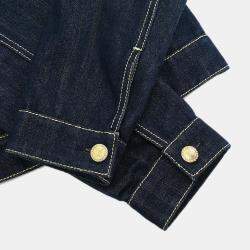 Pre Owned Louis Vuitton Denim Jacket Navy  #40
