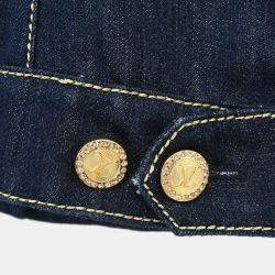 Pre Owned Louis Vuitton Denim Jacket Navy  #40