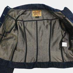 Pre Owned Louis Vuitton Denim Jacket Navy  #40