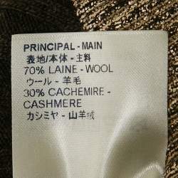 مملوكة مسبقًا Louis Vuitton Metallic Rib Knit Pullover XS