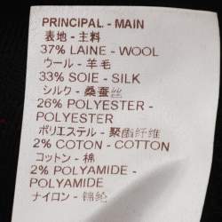 مملوكة مسبقًا Louis Vuitton Black Jersey Zip-Up Mini Dress XS