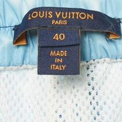 مملوكة مسبقًا Louis Vuitton Navy Blue Monogram Nylon Ombre Joggers M