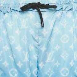 مملوكة مسبقًا Louis Vuitton Navy Blue Monogram Nylon Ombre Joggers M