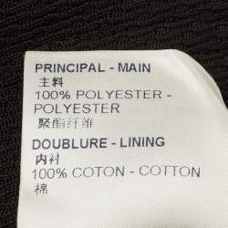 مملوكة مسبقًا جاكيت لوي فيتون بني/أسود مونوغرام كريب وحياكة قابل للعكس مقاس وسط