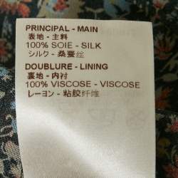 Pre Owned فستان لوي فيتون حرير أسود غير متماثل قصير مقاس متوسط - ميديم