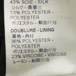 Pre Owned تنورة لوي فيتون جاكار مزهر أسود مقاس متوسط