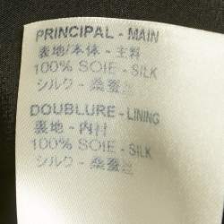 مملوكة مسبقًا فستان لويس فيتون دانتيل حرير أسود صغير المقاس