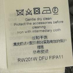 مملوكة مسبقًا بنطال لويس فيتون نايلون مطبوع بتأثير الاستنسل أسود مقاس متوسط (ميديوم)