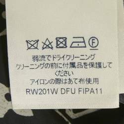 مملوكة مسبقًا بنطال لويس فيتون نايلون مطبوع بتأثير الاستنسل أسود مقاس متوسط (ميديوم)