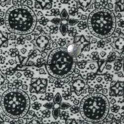 Pre Owned فستان لوي فيتون أحادي اللون نسيج مضلع من الصوف مصغر مقاس متوسط