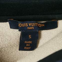 مملوكة مسبقًا Louis Vuitton Blue Logo Applique Jersey T-Shirt S