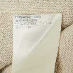 مملوكة مسبقًا Louis Vuitton Blue Logo Applique Jersey T-Shirt S