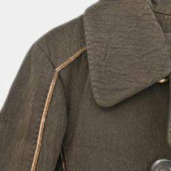 Pre Owned Louis Vuitton Jacket Brown S