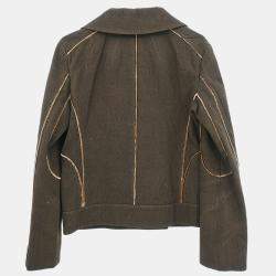 Pre Owned Louis Vuitton Jacket Brown S