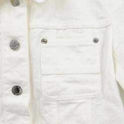 مملوكة مسبقًا Louis Vuitton Setup Suit Jacket Skirt White IT 34