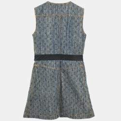 Pre Owned Louis Vuitton Sleeveless Dress Indigo S
