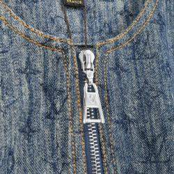 Pre Owned Louis Vuitton Sleeveless Dress Indigo S