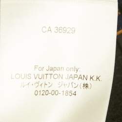 Pre Owned Louis Vuitton Black Monogram Martin Girl Mini Skirt S