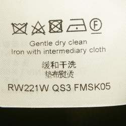 Pre Owned Louis Vuitton Black Monogram Martin Girl Mini Skirt S