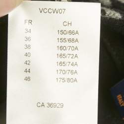 Pre Owned Louis Vuitton Black Monogram Martin Girl Mini Skirt S