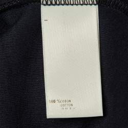 مملوكة مسبقًا توب خزان لويس فيتون قطن أسود بتفاصيل سلسلة ساحرة مقاس صغير (صمول)