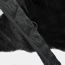 مملوكة مسبقًا Louis Vuitton Reversible Fur Vest Black IT 34