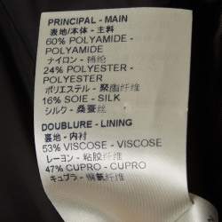 Pre Owned سترة لوي فيتون مبطنة منفوخة نايلون بطبعة مونوجرام ثلاثية الألوان مقاس متوسط - ميديم