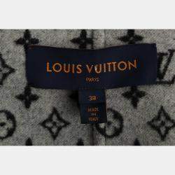 Pre Owned Louis Vuitton Double Breasted Wool Coat