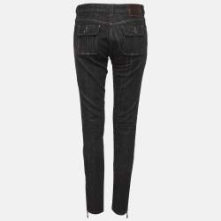 مملوكة مسبقًا Louis Vuitton Black Denim Slim Fit Jeans M/Waist 30"