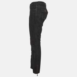 مملوكة مسبقًا Louis Vuitton Black Denim Slim Fit Jeans M/Waist 30"