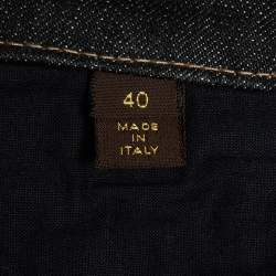 مملوكة مسبقًا Louis Vuitton Black Denim Slim Fit Jeans M/Waist 30"