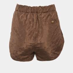Pre Owned Louis Vuitton Brown Monogram Synthetic Shorts S