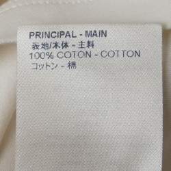 Pre Owned Louis Vuitton White Jersey Applique T-Shirt XS