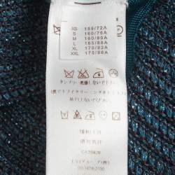 مملوكة مسبقًا فستان لويس فيتون كروشيه لوريكس أزرق بطول متوسط مقاس وسط ( ميديم )