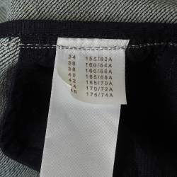 Pre Owned Louis Vuitton Navy Blue Denim Jeans S/Waist 27"