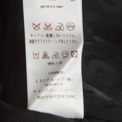 Pre Owned فستان لويس فيتون جاكار أسود ميني مقاس صغير