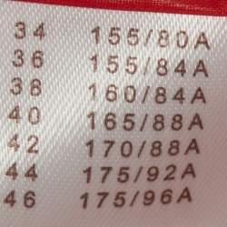 Pre Owned Louis Vuitton Red Synthetic LV Monogram Trim Hooded Jacket S