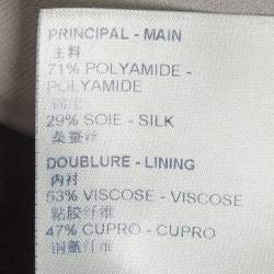 Pre Owned شورت لوي فيتون قماش حريري بطبعة شعار أحادي اللون بمقاس صغير